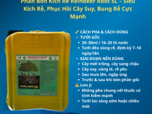 Phân Bón Kích Rễ Reindeer Root 5L – Siêu Kích Rễ, Phục Hồi Cây Suy, Bung Rễ Cực Mạnh