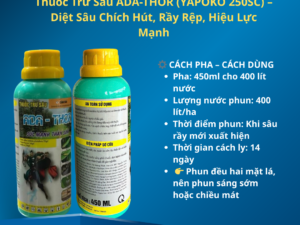 Thuốc Trừ Sâu ADA-THOR (YAPOKO 250SC) – Diệt Sâu Chích Hút, Rầy Rệp, Hiệu Lực Mạnh