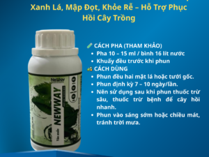 Phân Bón Lá Tảo Xoắn NEWAY 375ml – Giúp Xanh Lá, Mập Đọt, Khỏe Rễ – Hỗ Trợ Phục Hồi Cây Trồng